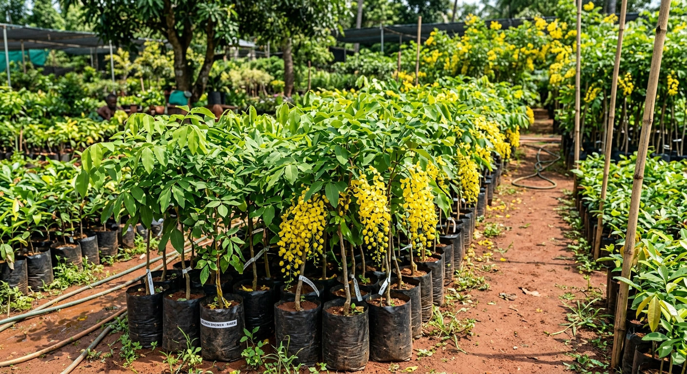 Cassia Fistula Colours