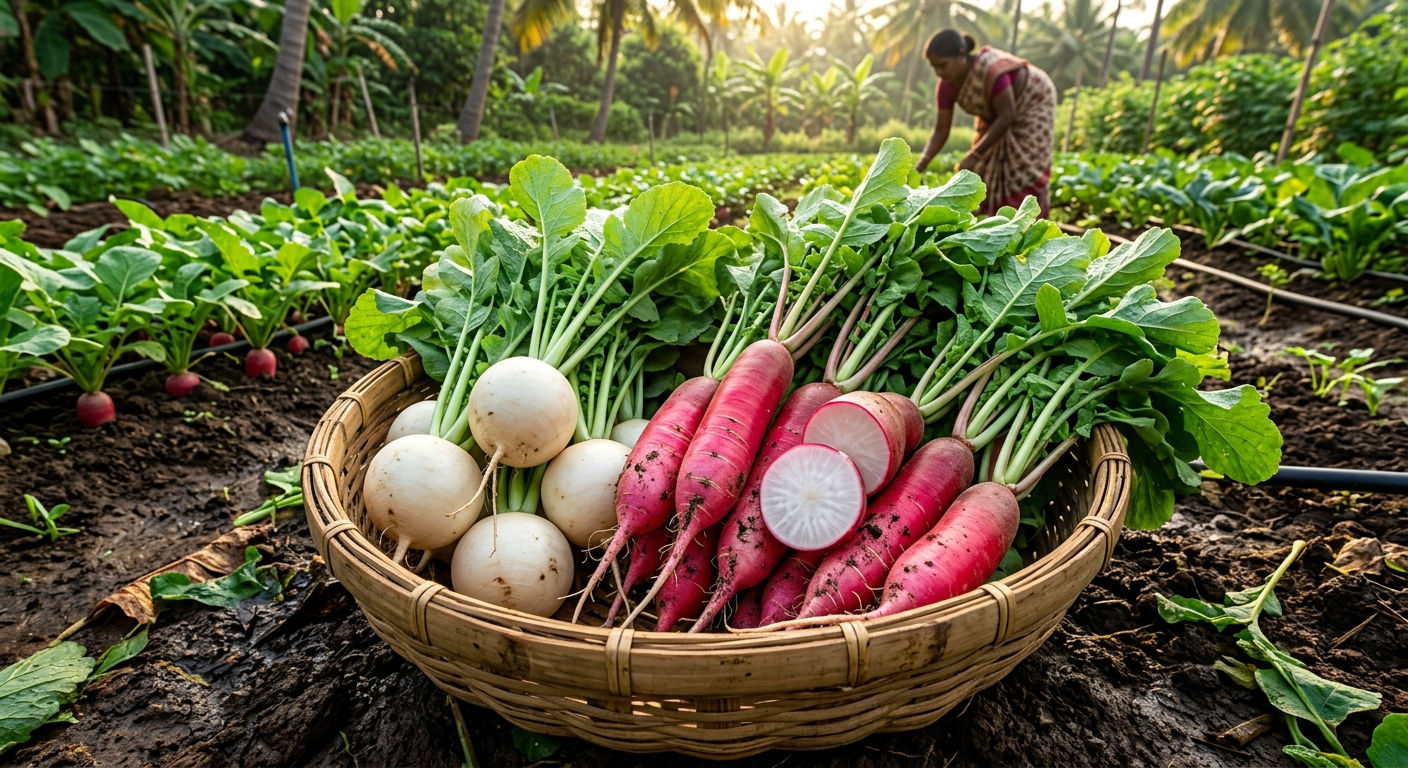 Radish White & Red