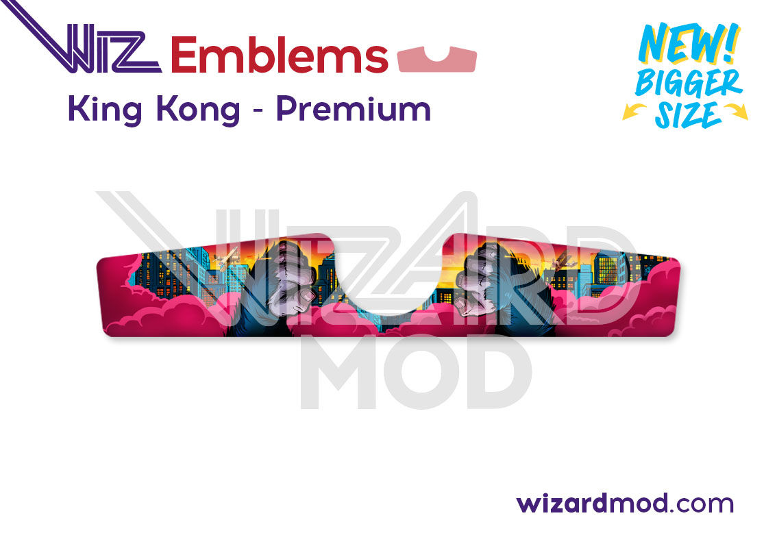 King Kong - Premium Pinball Magnetic WizEmblems