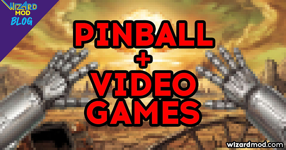 Graphic illustration of the title “Pinball Is Getting the Best Things from Video Games”