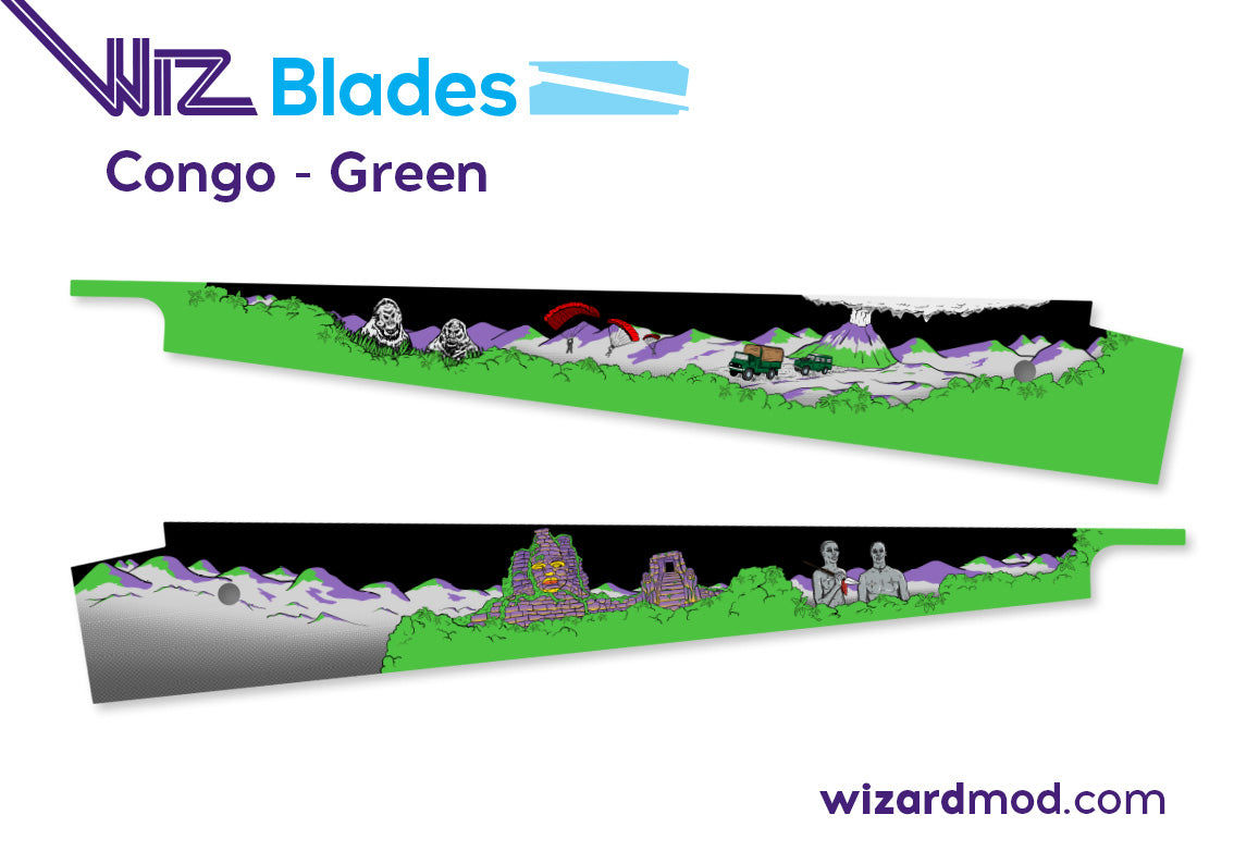 Congo - Green Pinball WizBlades