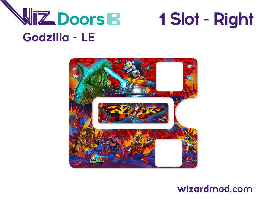 Godzilla - LE Pinball WizDoors 1 Slot Right