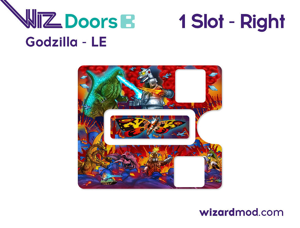 Godzilla - LE Pinball WizDoors 1 Slot Right