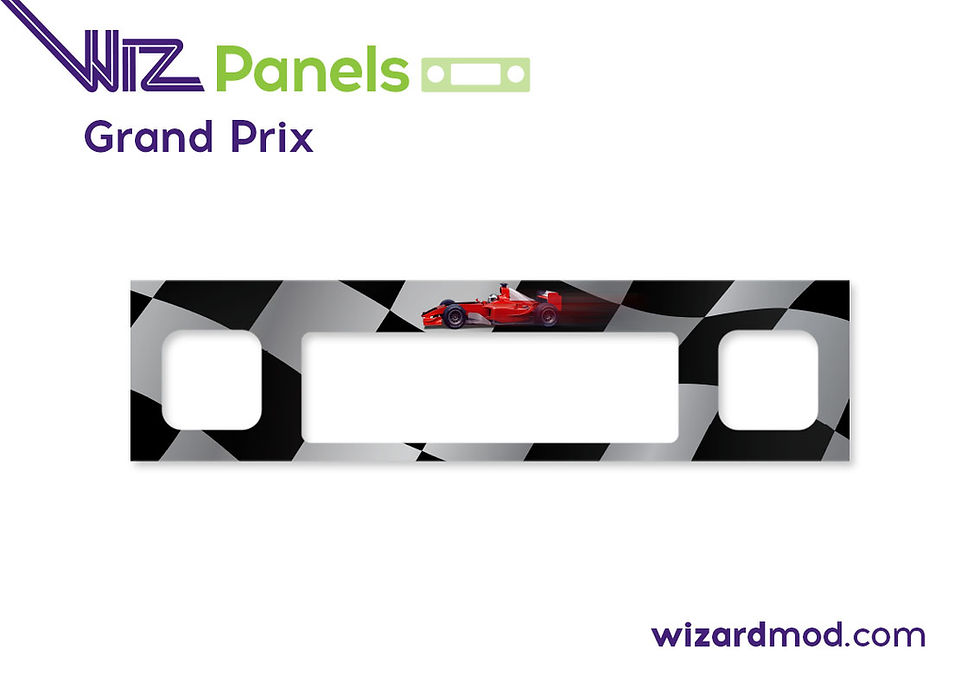 Grand Prix pinball WizPanels decal for the speaker panel