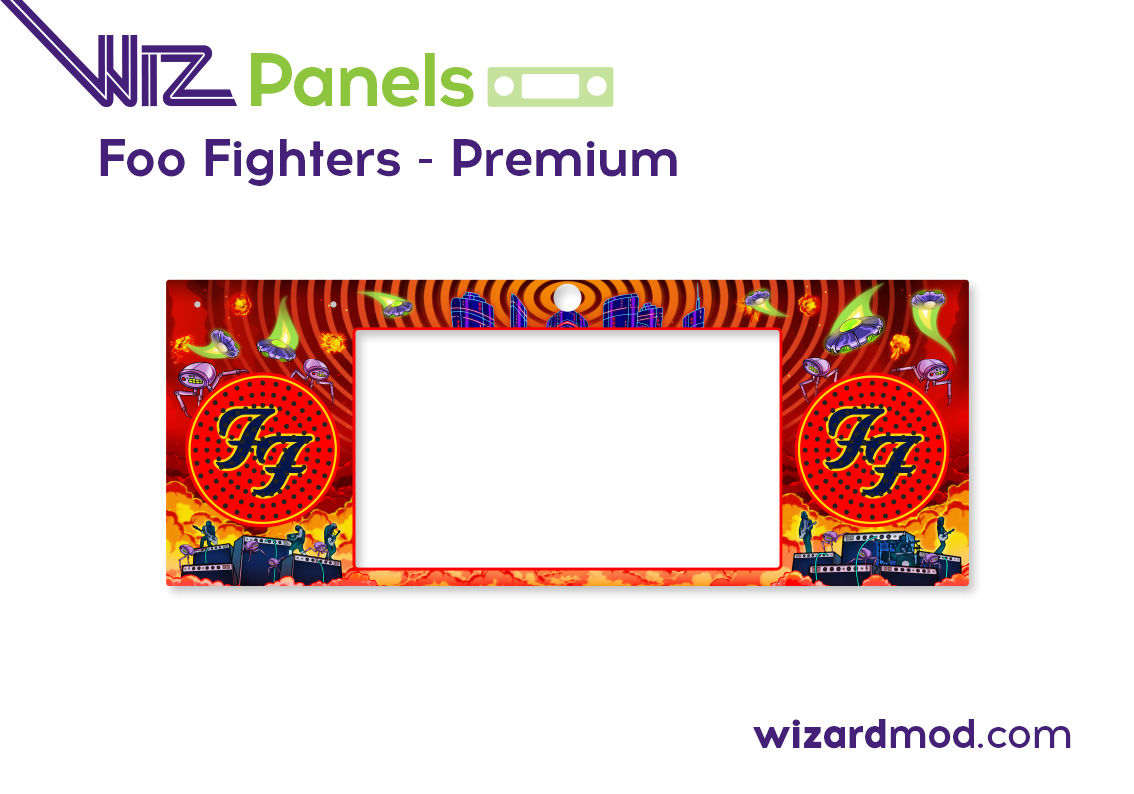 Foo Fighters - Premium Pinball Magnetic WizPanels