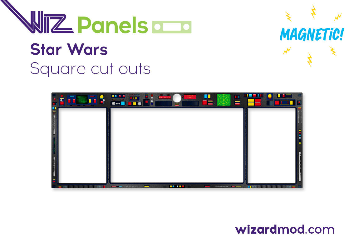 Star Wars Square Pinball Magnetic WizPanels