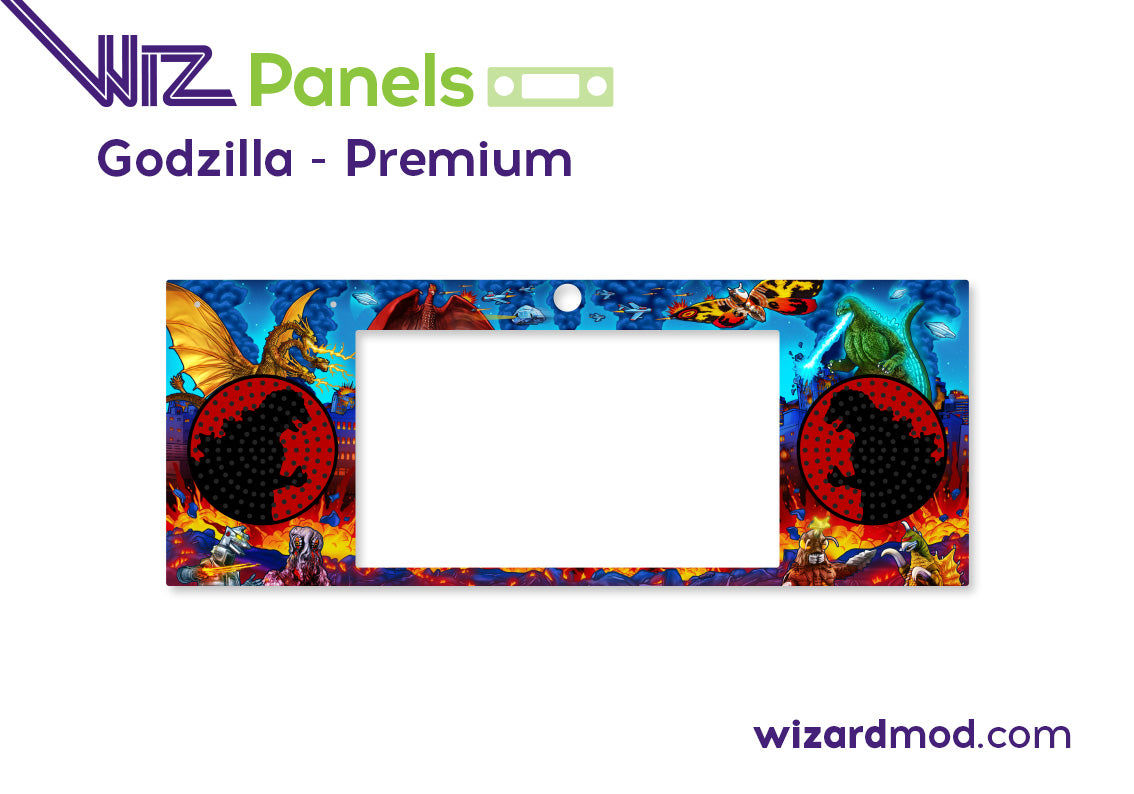 Godzilla - Premium Pinball Magnetic WizPanels