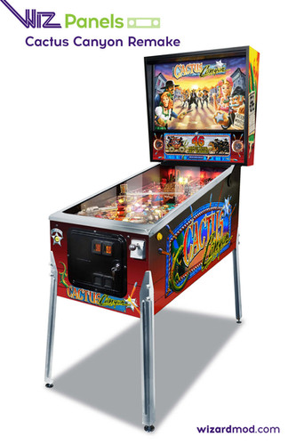 Cactus Canyon Remake Pinball Magnetic WizPanels | Wizard Mod