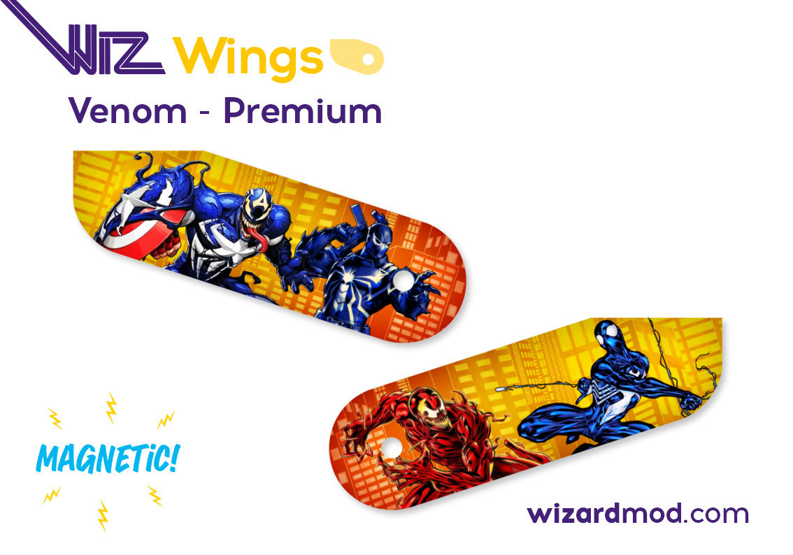 Venom - Premium Pinball Magnetic WizWings