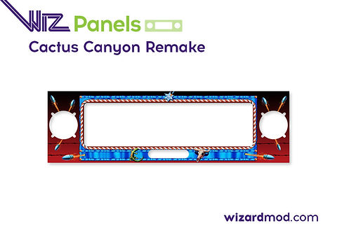 Cactus Canyon Remake Pinball Magnetic WizPanels | Wizard Mod