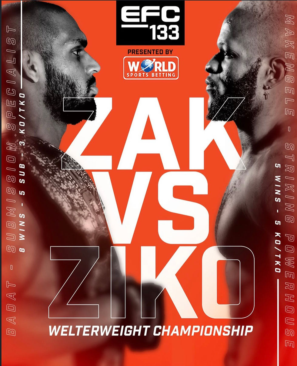EFC 133: Badat Puts Welterweight Gold On The Line