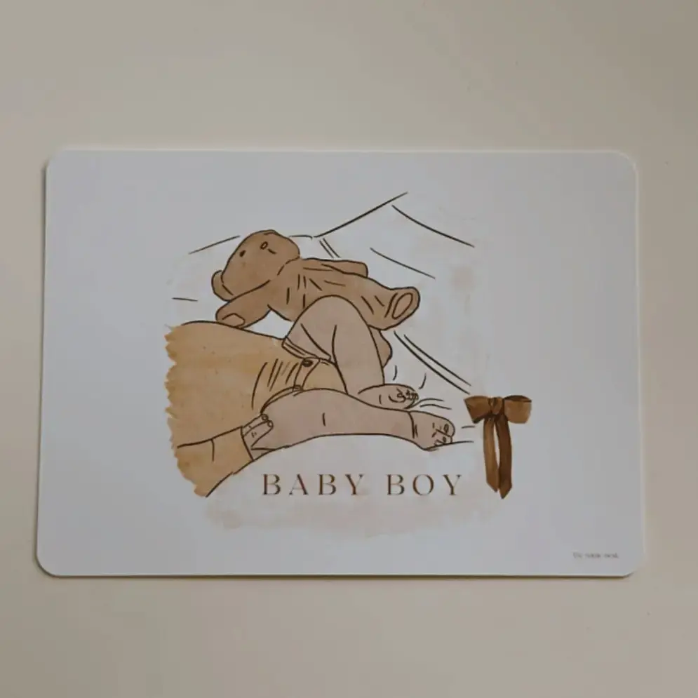 Hospital Birth Card - Boy