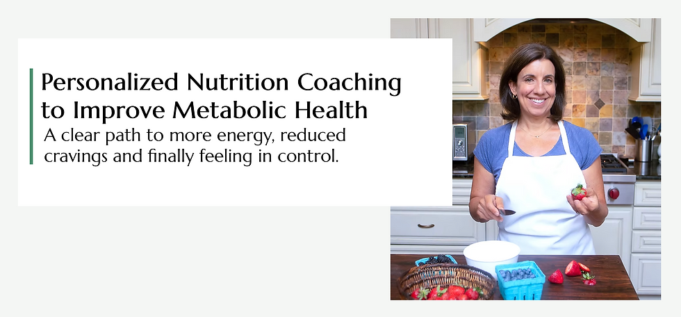 Personalized Nutrition Coaching to Improve Metabolic Health — Real Food Power Nutrition program overview