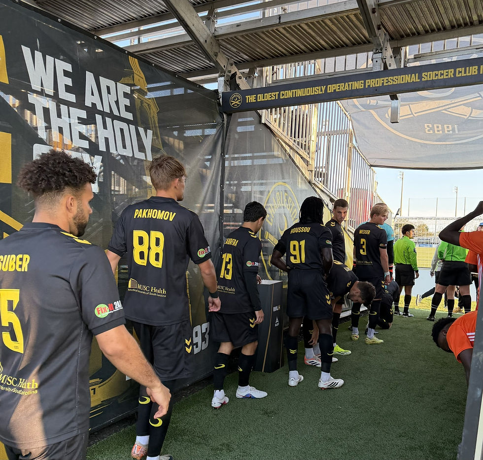 Battery Players in tunnel ready for pregame walkout Photo by Forrest Wimberly