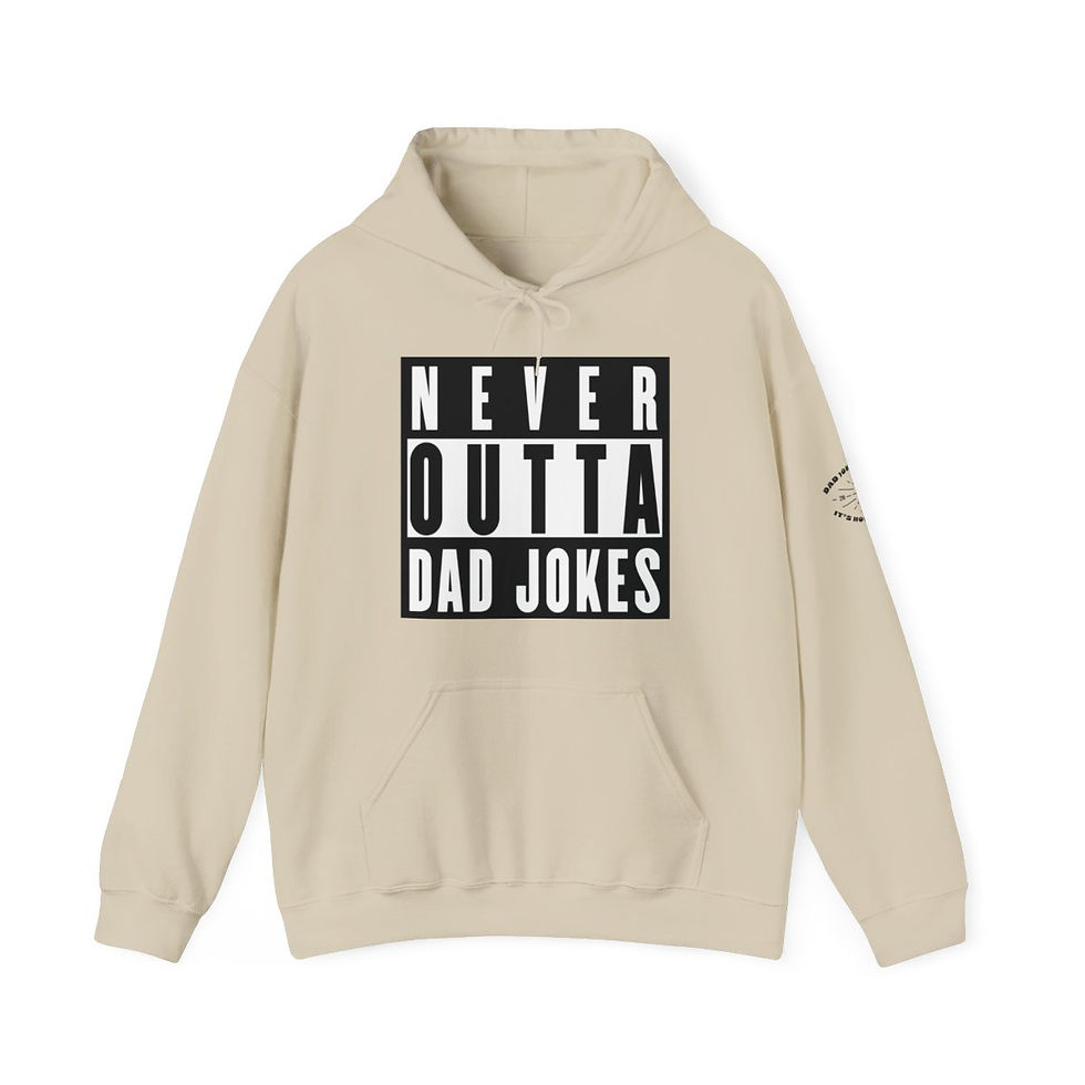Thumbnail: Never Outta Dad Jokes Hoodie