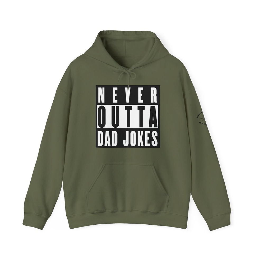Thumbnail: Never Outta Dad Jokes Hoodie