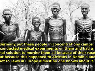Germany's Unknown Namibian Holocaust.