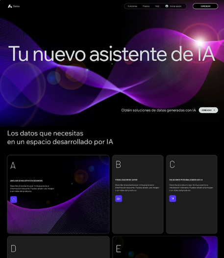 Tu nuevo asistente de IA: diseño web atractivo