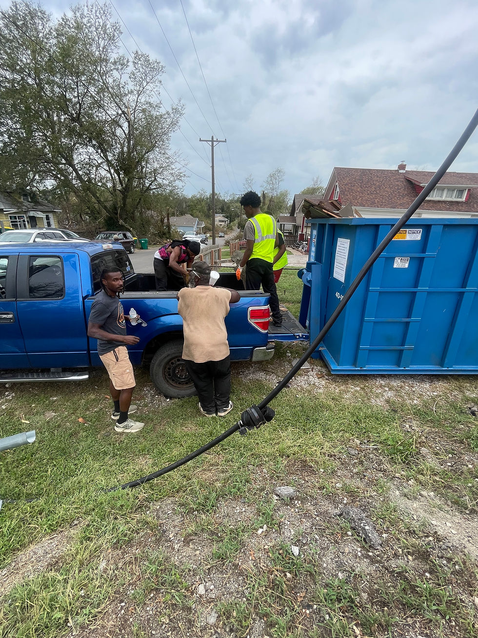 Neighbors helping neighbors—through cleanup, recovery, and service, District 1 showed what “We Not Me” looks like when our community needs one another most