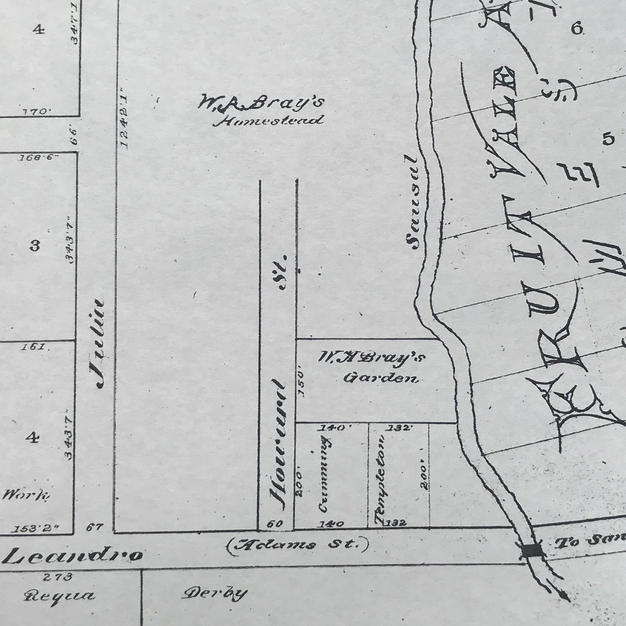 W.A. Bray Homested 1862
