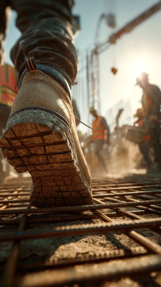 بناء عظم فيلا في السعودية يظهر الهيكل الإنشائي بدون تشطيب