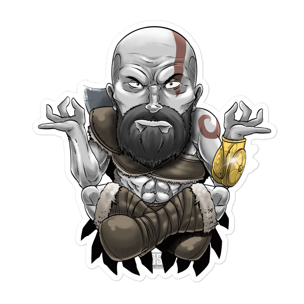 Kratos OM Bubble-free stickers