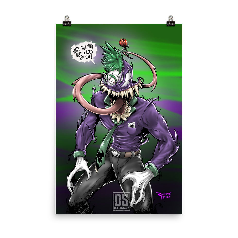 Defshogun Joker Venomized Poster | Defshogun