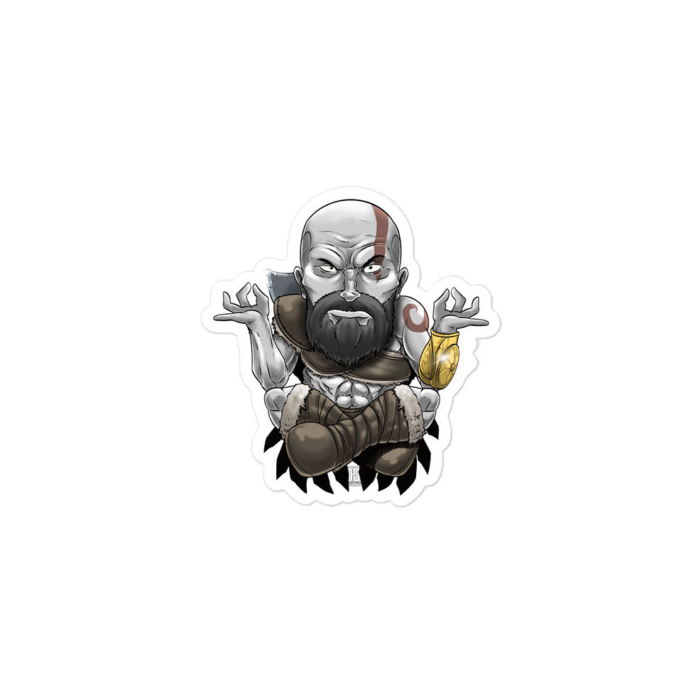 Thumbnail: Kratos OM Bubble-free stickers