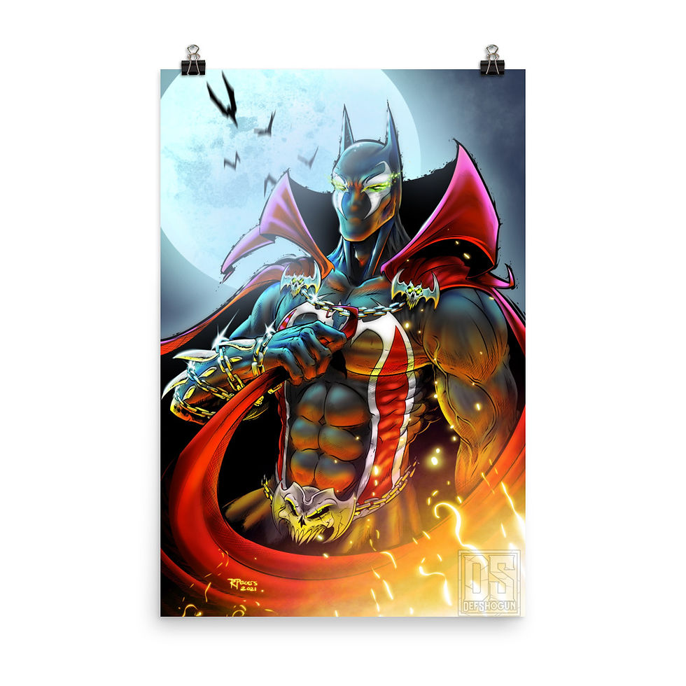 Batman / Spawn Poster