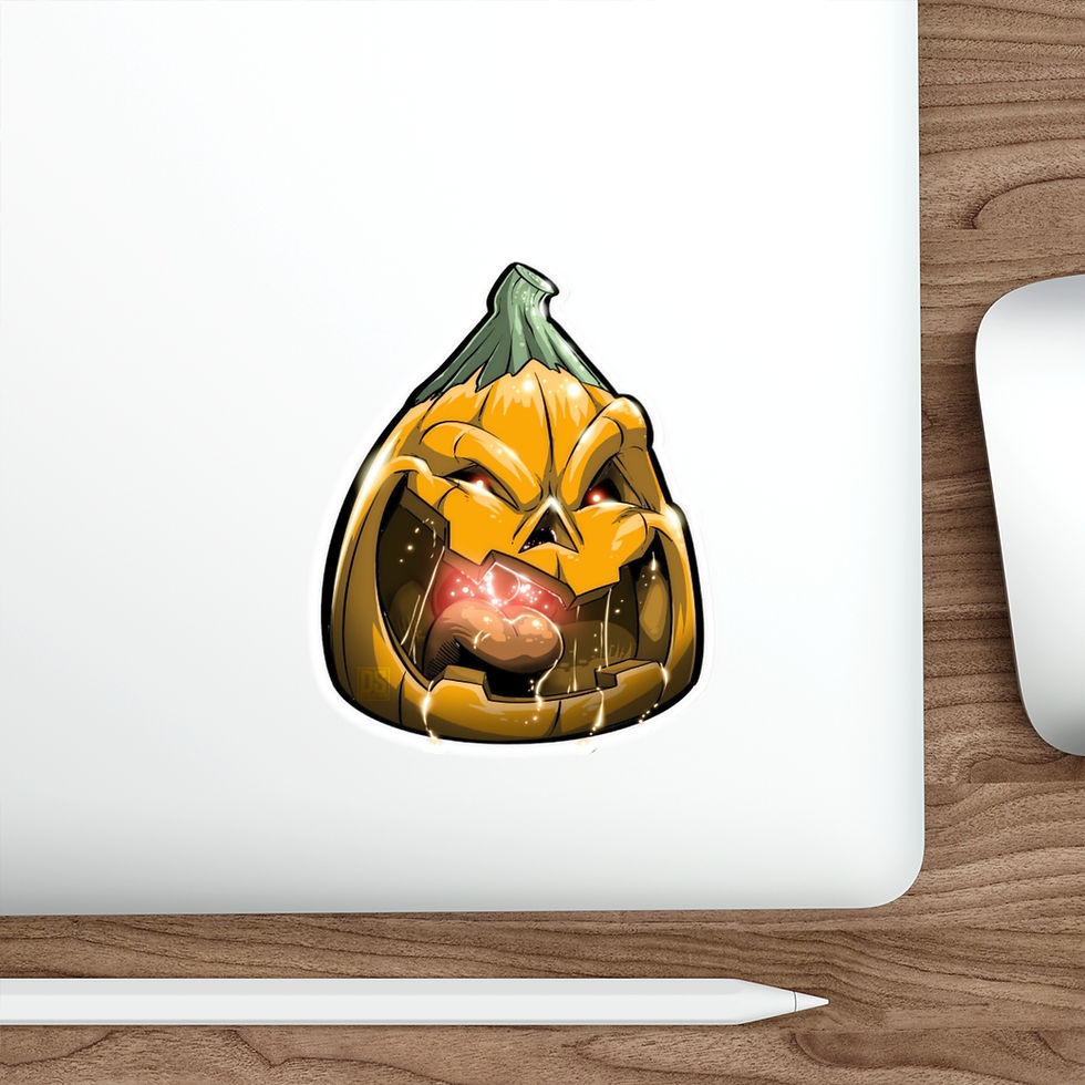 Thumbnail: Pumpkin Indoor/Outdoor sticker