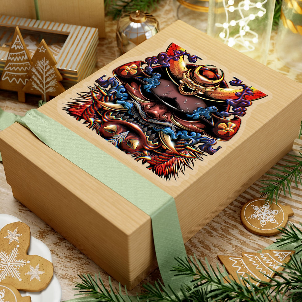 Thumbnail: Samurai Mask Sticker