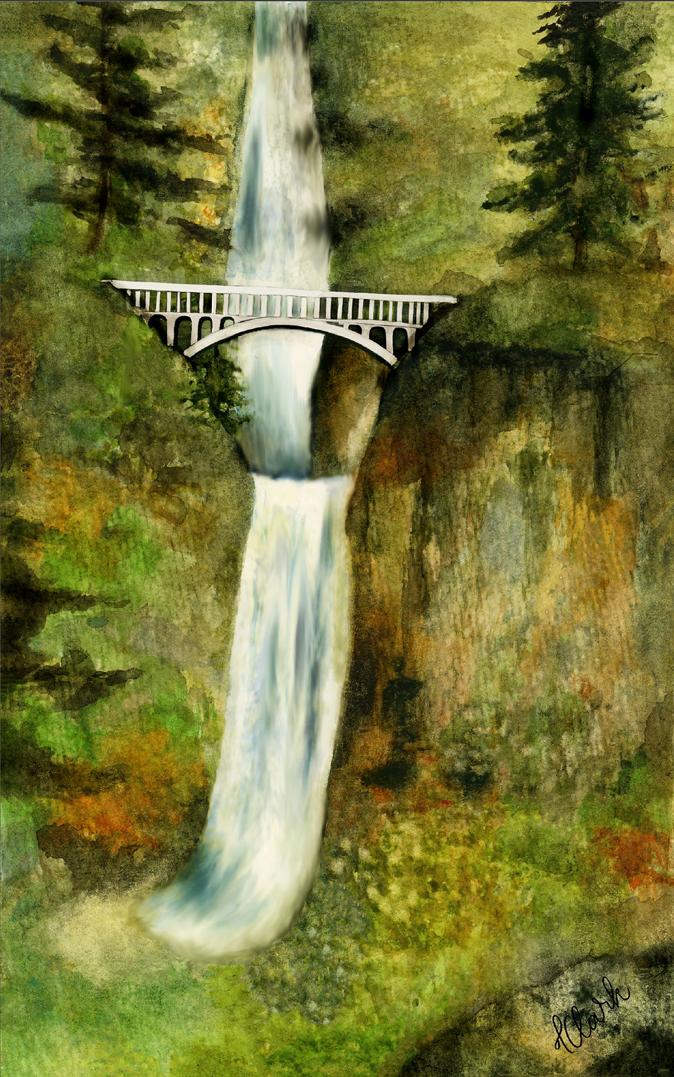 Multnomah Falls & Benson Bridge