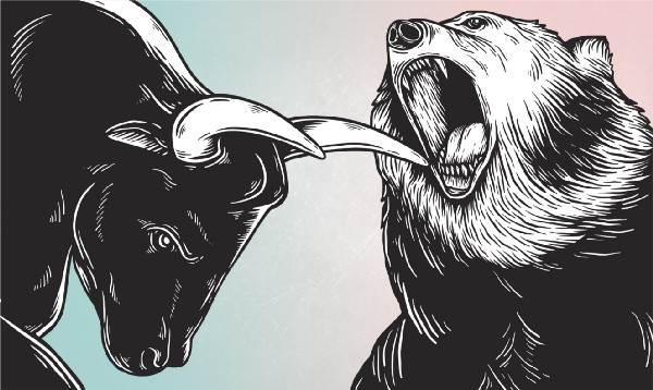 Bull and bear markets.