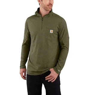 Carhartt’s ¼ zip long sleeve t-shirt