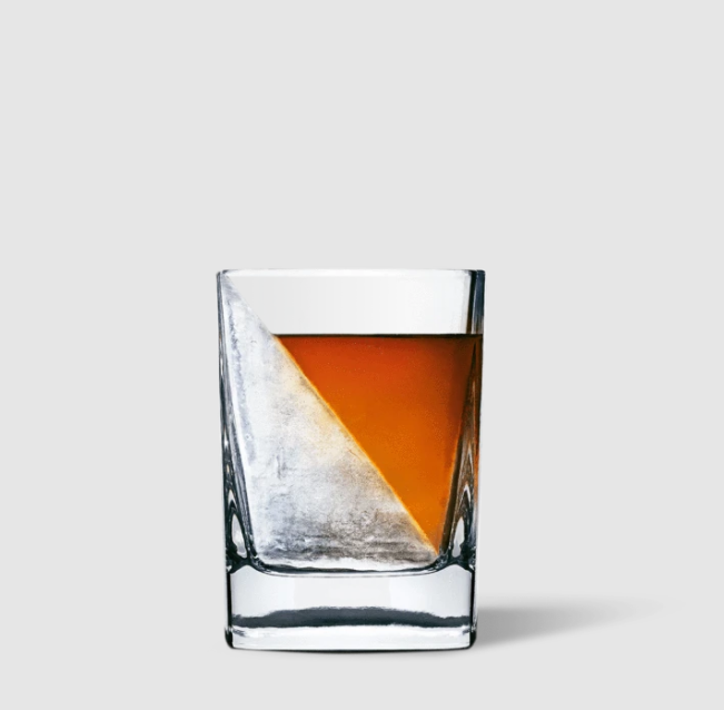 Corkcicle Whiskey Wedge glass
