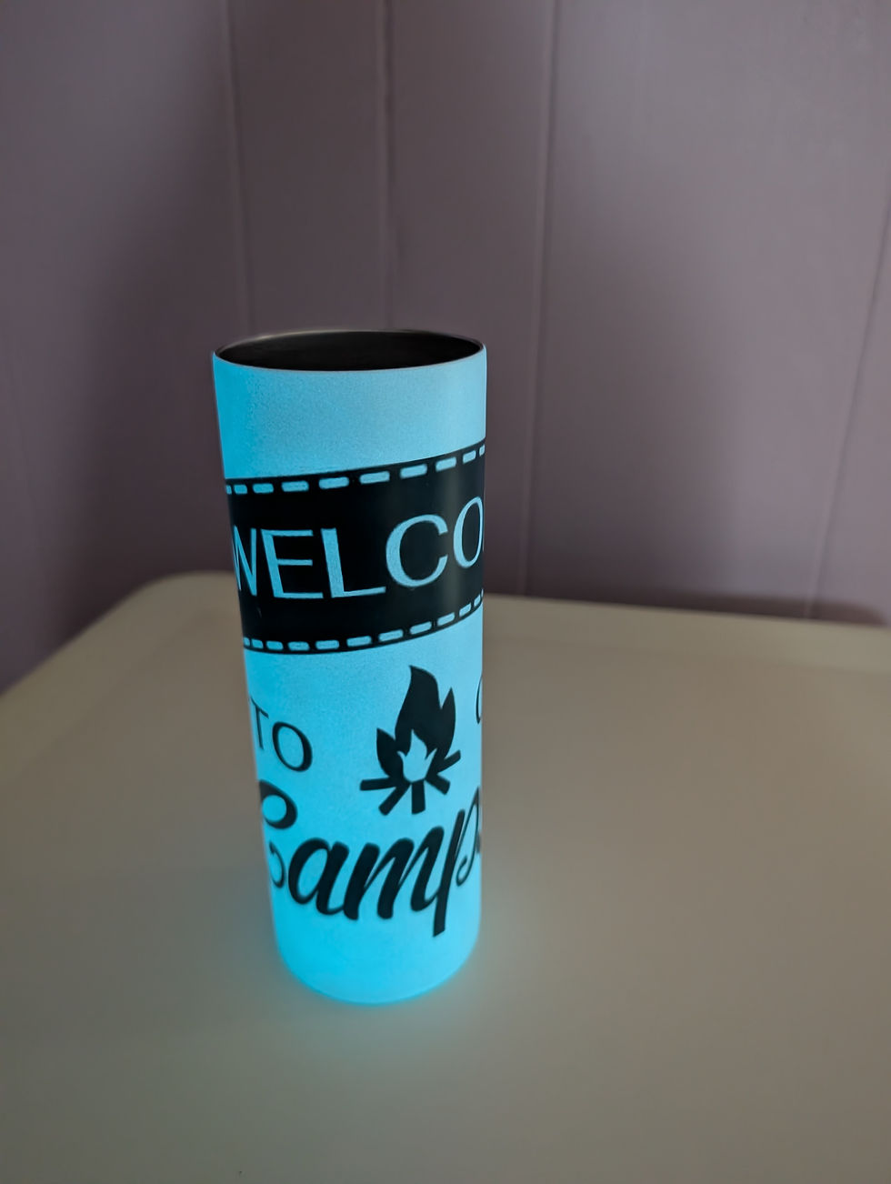 Thumbnail: Glow in the dark tumbler 