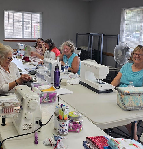 Picture of women sewing