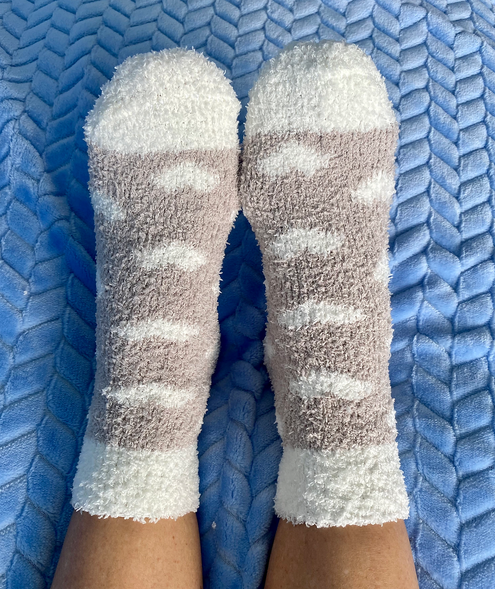 Thumbnail: Love Heart Candy Fleece Socks