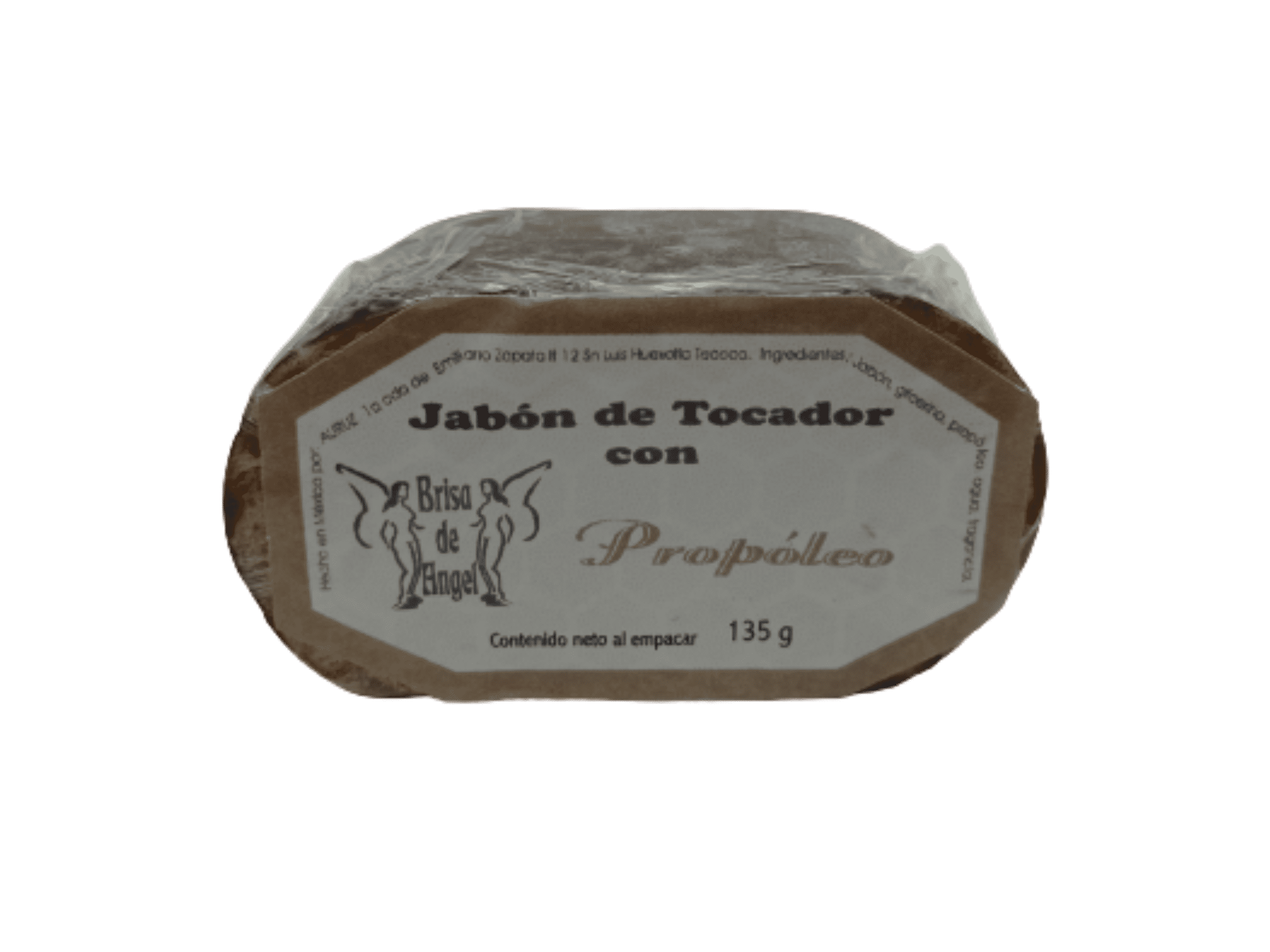 Jabón de tocador miel o propóleo.