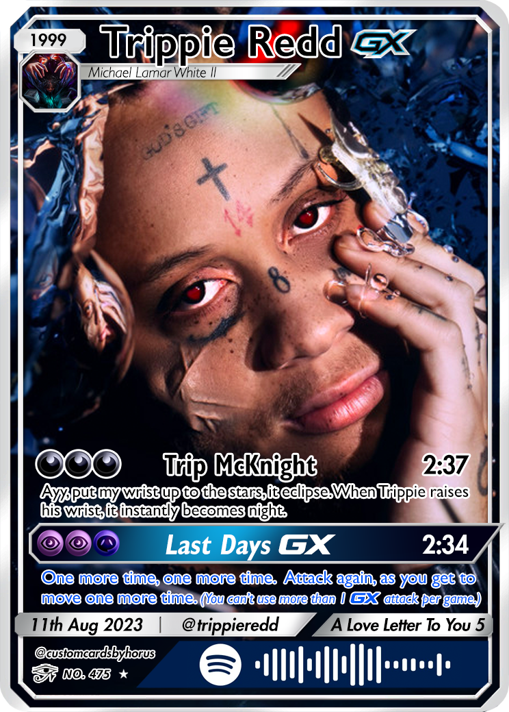 الصورة المصغرة: Trippie Redd Holographic Trading Card