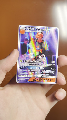 pokemon card woth Aphex Twin Holographic Trading Card Set – frnkiXX.829 main image 1