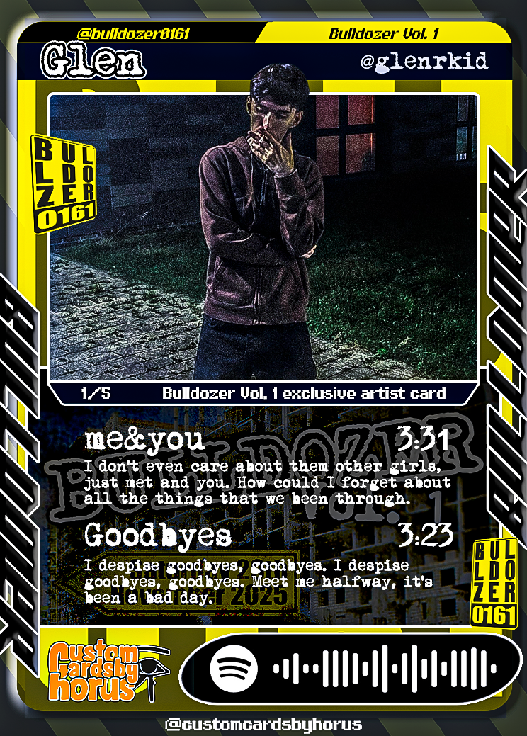 Miniatura: Bulldozer Signed Holographic Trading Card