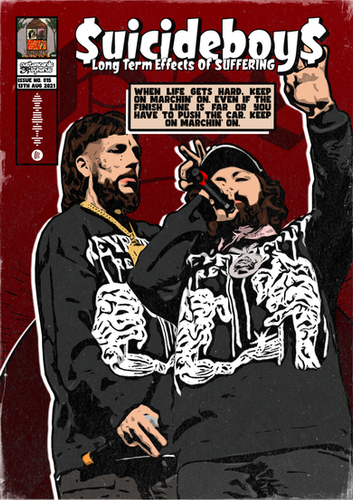 uicideboy$ Comic Poster | customcardsbyhorus