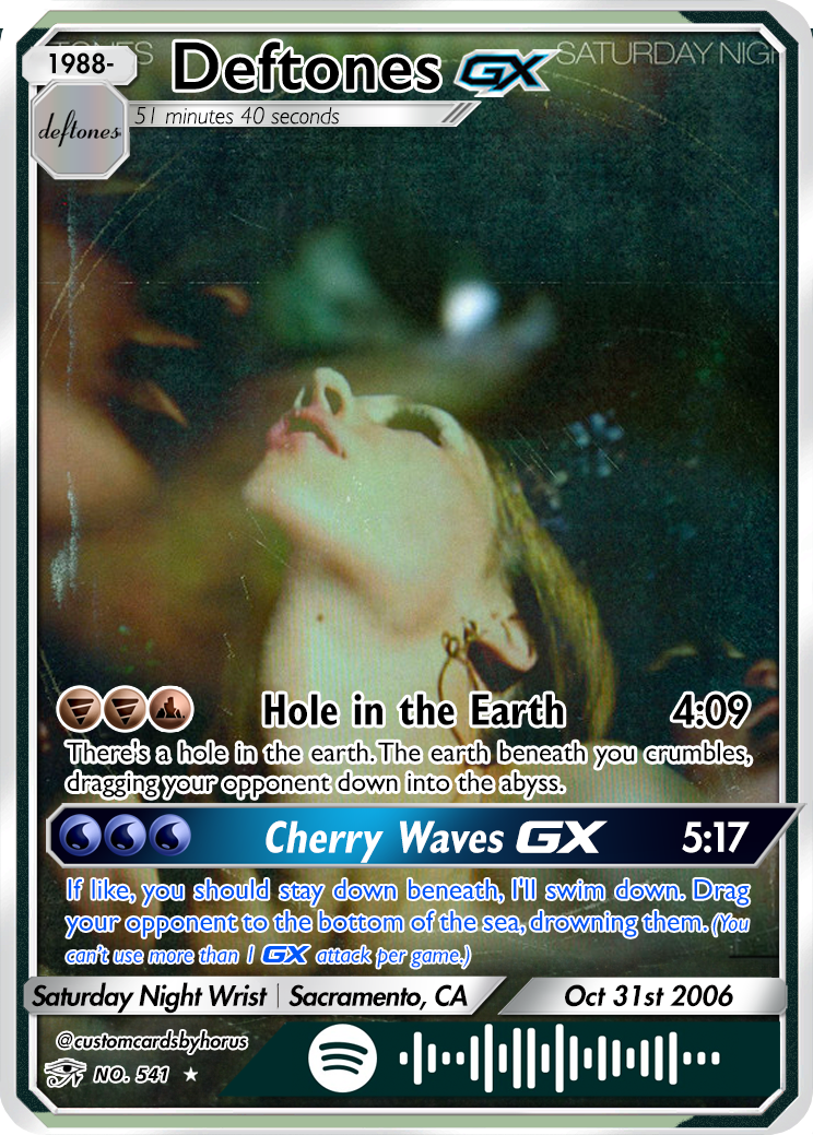 Miniatura: Deftones Saturday Night Wrist holographic trading card