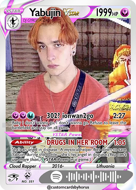 Yabujin Holographic Trading Card | customcardsbyhorus