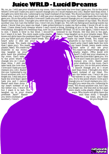 Juice WRLD A4 Poster | Customcardsbyhorus
