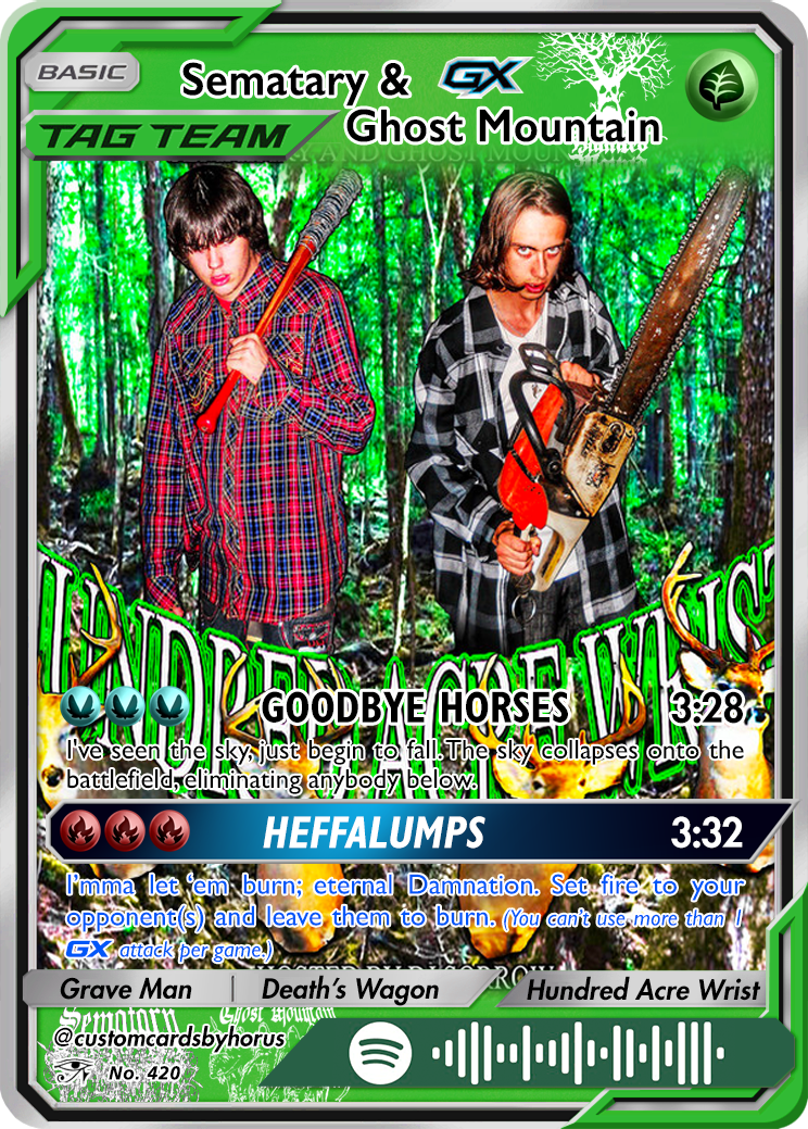 الصورة المصغرة: Sematary & Ghost Mountain Holographic Trading Card