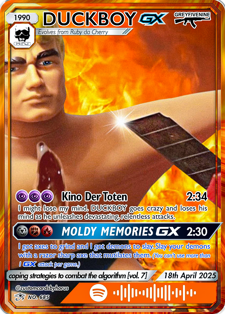 Miniature : $uicideboy$ Holographic Trading Card $crim Ruby da Cherry