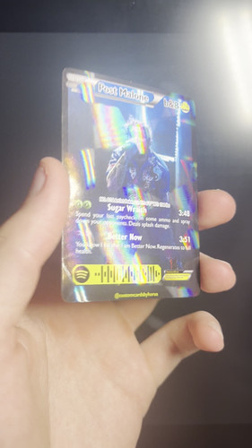 Post Malone Holographic Trading Card | customcardsbyhorus Post Malone Holographic Trading Card | customcardsbyhorus