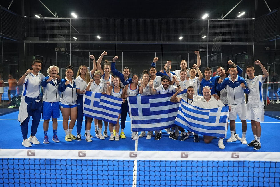A Historic First Serve: Greece’s Spectacular Padel Debut, Dressed by Anthrax